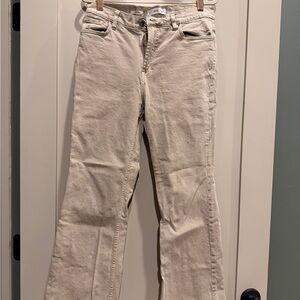 Mango Beige Straight Women's Jeans